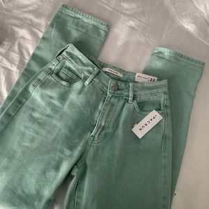 Green PacSun Mom Jeans